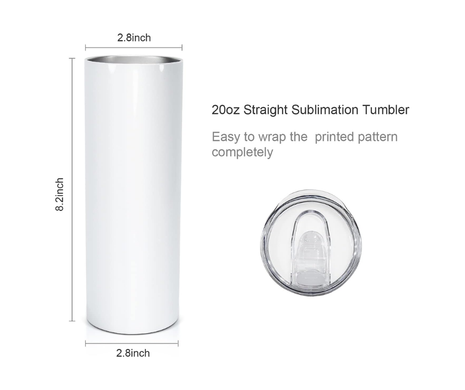 20oz Island Vibes sublimation tumbler