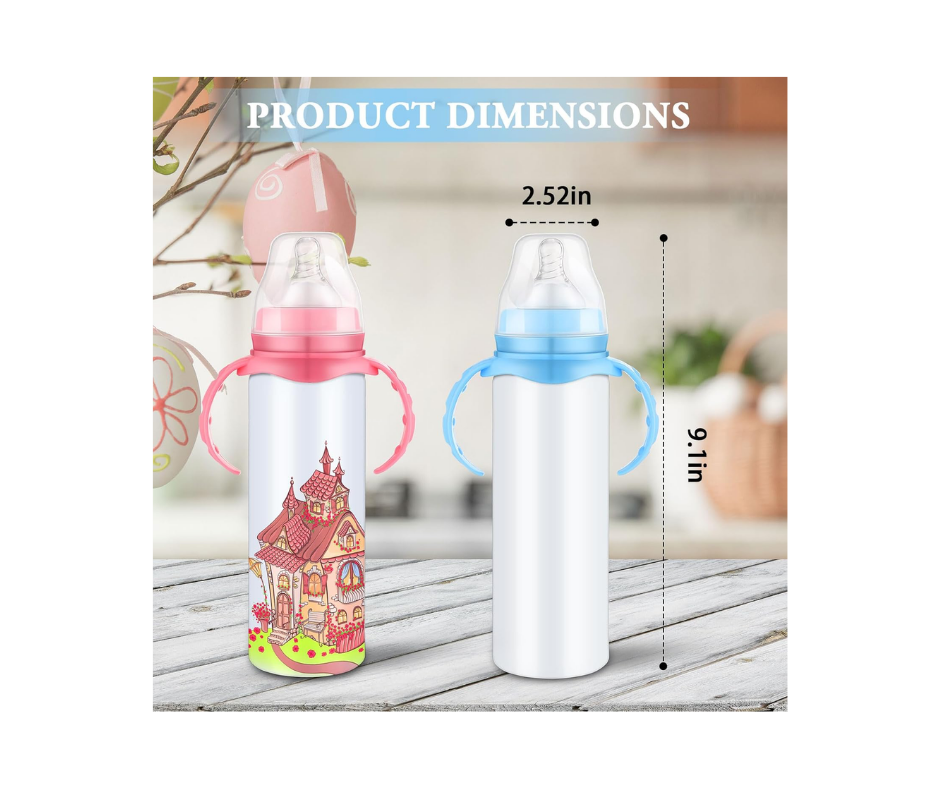 8oz Guam, Hafa Adai sublimation baby bottles