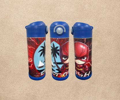 12oz The Flash Hero with Guam seal kids sublimation tumbler, water bottle