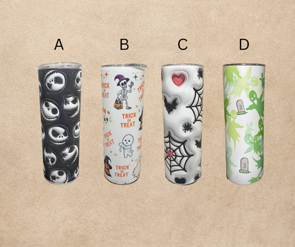 20oz Glow in the dark halloween tumblers