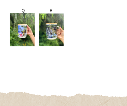 Villages of Guam sublimation coffee mugs with wood coaster