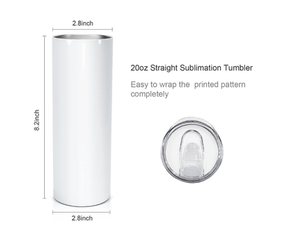 20oz Trick 'r Treat design sublimation tumbler