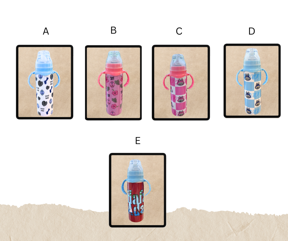 8oz Guam, Hafa Adai sublimation baby bottles