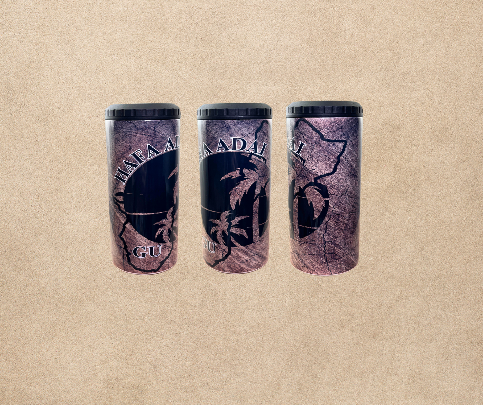 16oz Guam, Seattle Seahawks designs beer/can holder sublimation tumbler