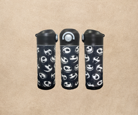12oz Jack Skeleton kids sublimation tumbler, water bottle