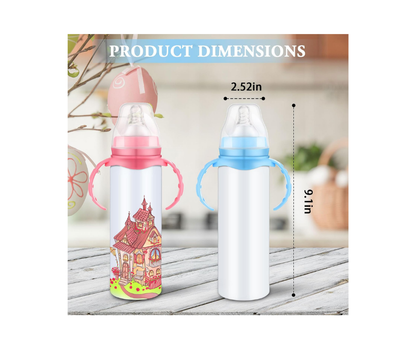 8oz Guam, Hafa Adai sublimation baby bottles
