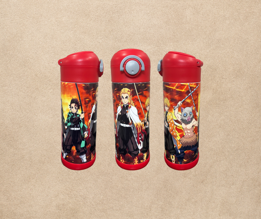 12oz Demon Slayer kids sublimation tumbler, water bottle