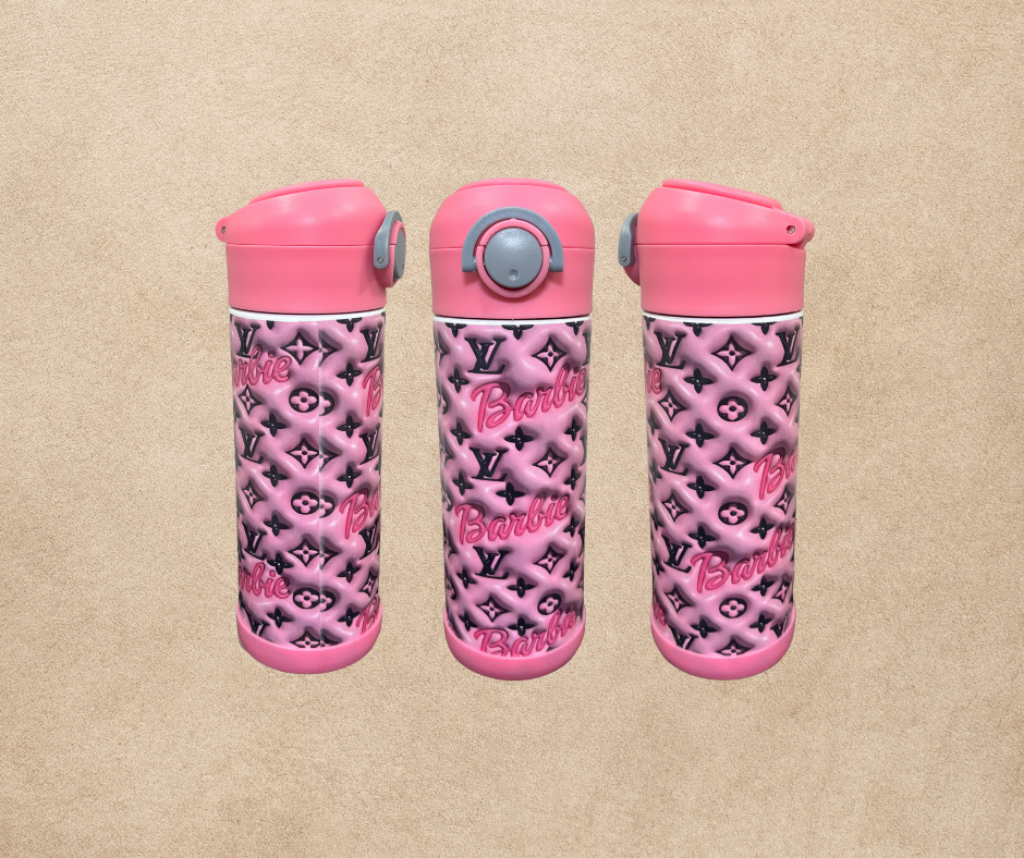 12oz girls Barbie kids sublimation tumbler, water bottle