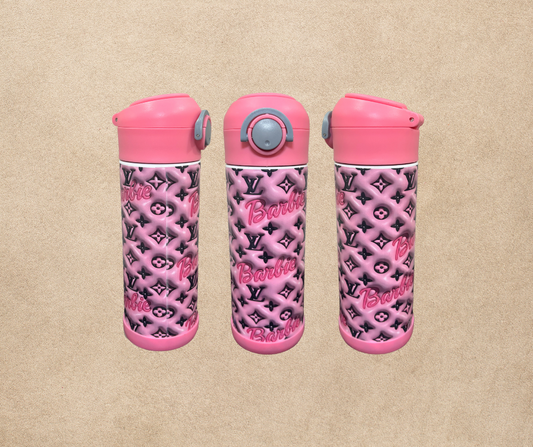 12oz girls Barbie kids sublimation tumbler, water bottle