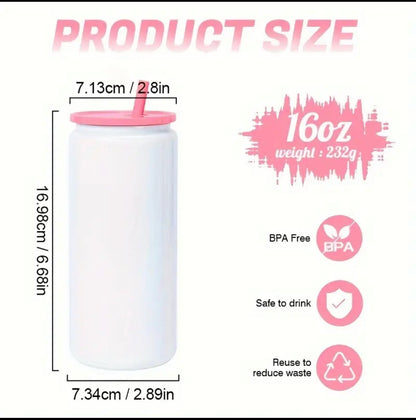 16oz Labubu, Guam snacks sublimation tumblers with colored lid