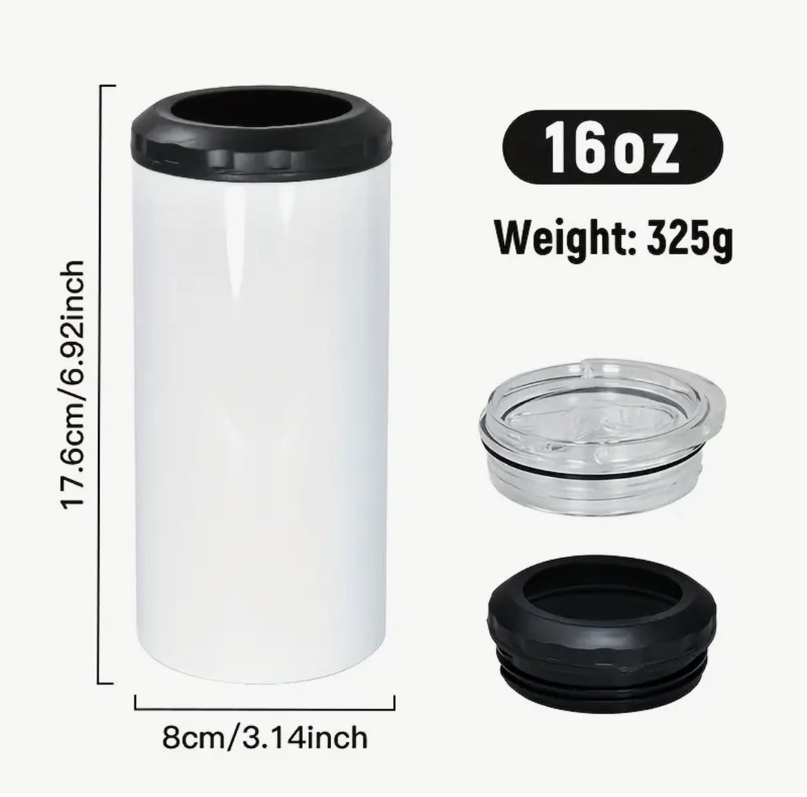 16oz Guam, Seattle Seahawks designs beer/can holder sublimation tumbler